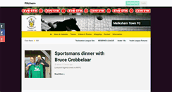 Desktop Screenshot of melkshamtownfc.com